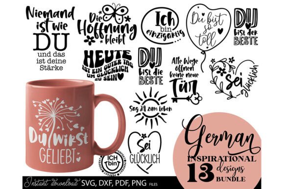Download German Motivational Quotes Bundle - Motivational Collection