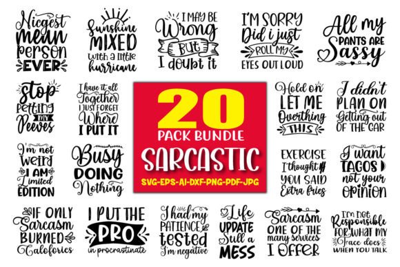 Download Sarcastic SVG Bundle, Funny Svg - Sarcastic svg Collection