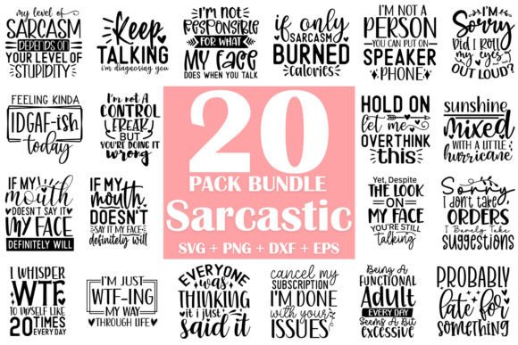 Download Sarcastic SVG Bundle, Funny Quotes SVG - Sarcastic svg Collection