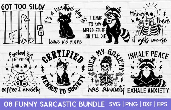 Download Funny Sarcastic SVG Bundle Funny Animal - Sarcastic svg Collection