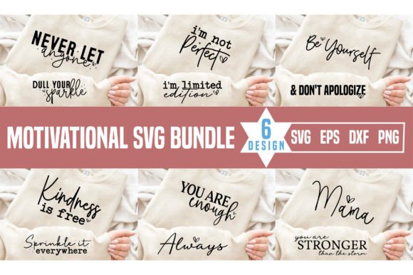 Download Motivational Sleeve Shirt SVG PNG Bundle - Motivational Collection